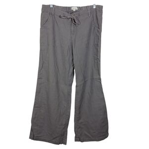 Just Living Gray Linen Blend Pants